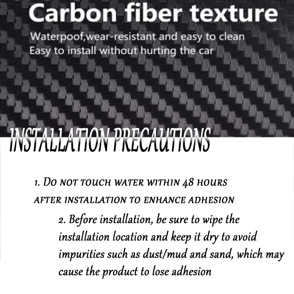 3CM-10CM Width 1-10M Carbon Fiber Car Tape Protection Film Vinyl Tape Roll DIY Anti Scratch Guard for Auto Door Sill Side Mirro