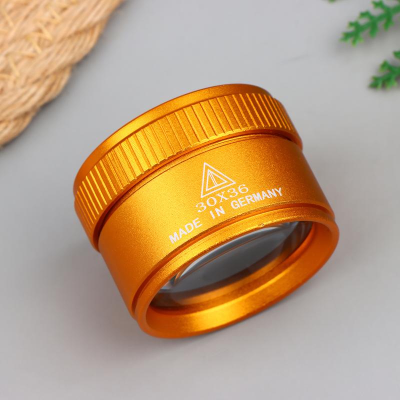 30X36mm Magnifying Glass K9 Optical Lens Monocle For Watch Jewelry Coin Stamps Precision Work Inspection Loupe Tool