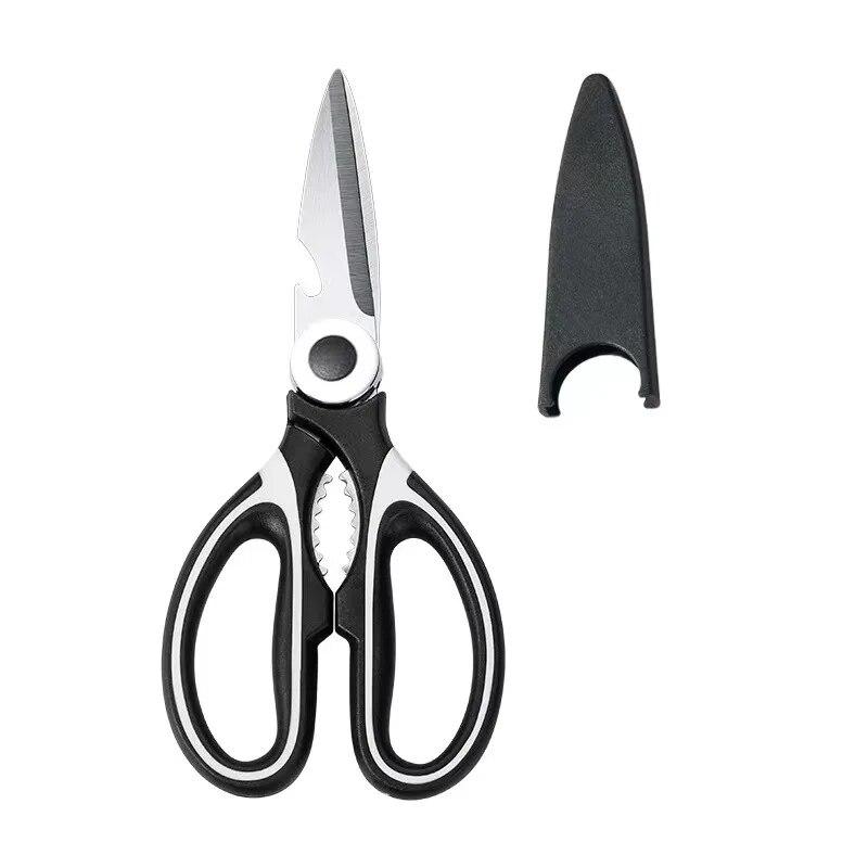 Kitchen Scissors Shears Chicken Bone Scissors Multi Purpose Non Slip Sharp Stainless Steel Kitchen Aid BBQ Barbecue Scissors