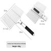 JingJingRS Portable Foldable 304 Stainless Steel BBQ Grill Basket