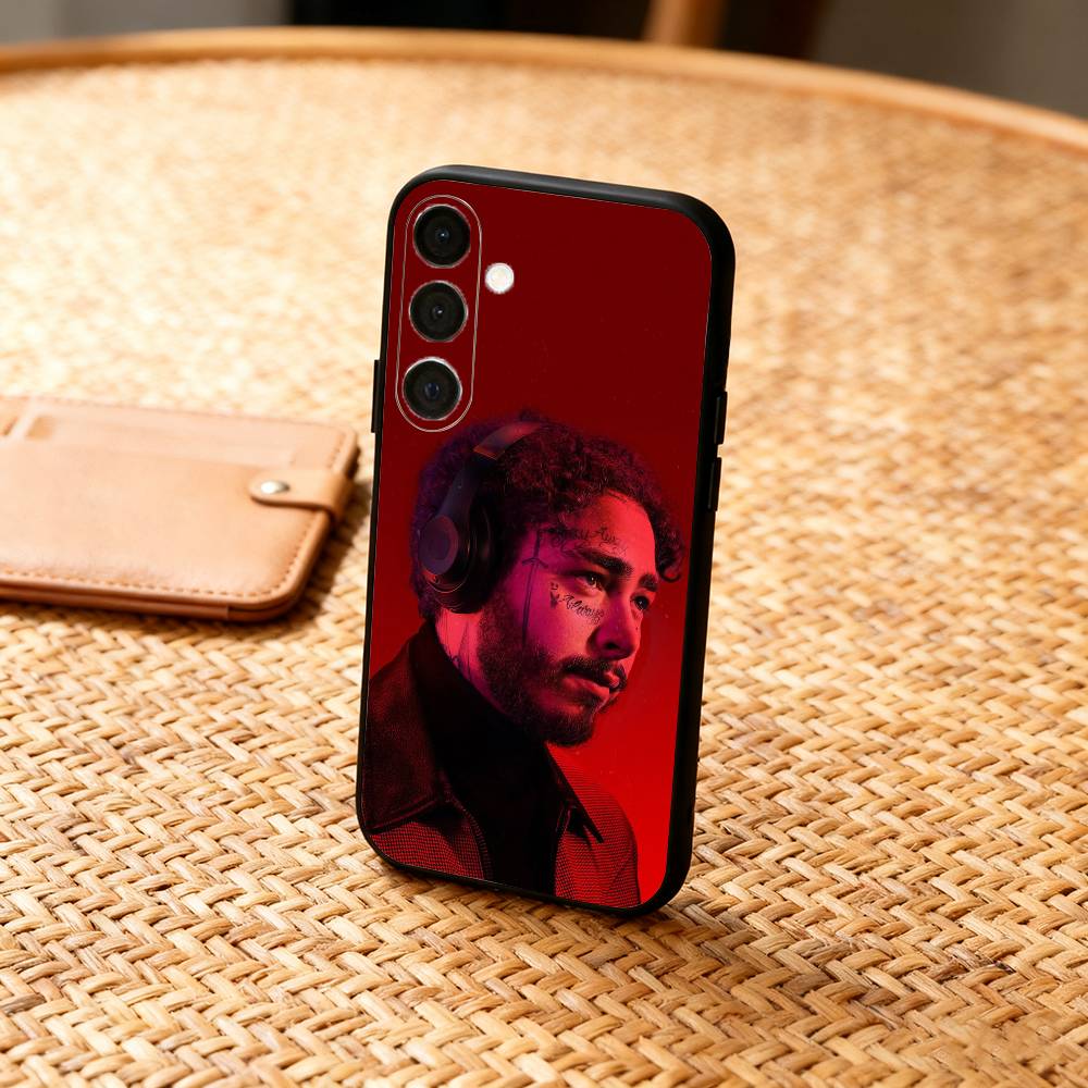 P-Post Malone Singer  Phone Case For Samsung  A73,A21s,A22,A31,A32,A52,A53,A71,A80,Soft Black Shell