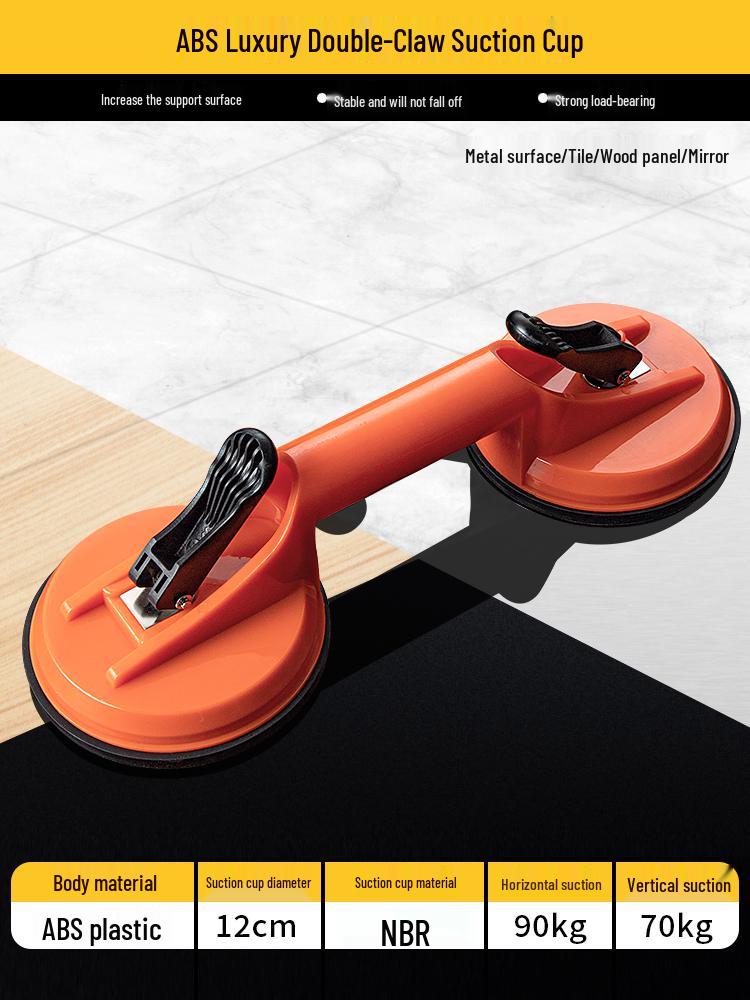 Heavy-Duty Glass Suction Cup Handle for Tiling, Floor, and Fish Tank Moving