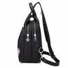2024 Women's Ethnic Canvas Mini Backpack - Korean Style Versatile Nylon Chest Bag