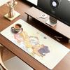 Anime Cute Cat Blessing Mouse Pad Anti Slip Rubber Edge Locked Thickened Laptop Gaming Desk Mat