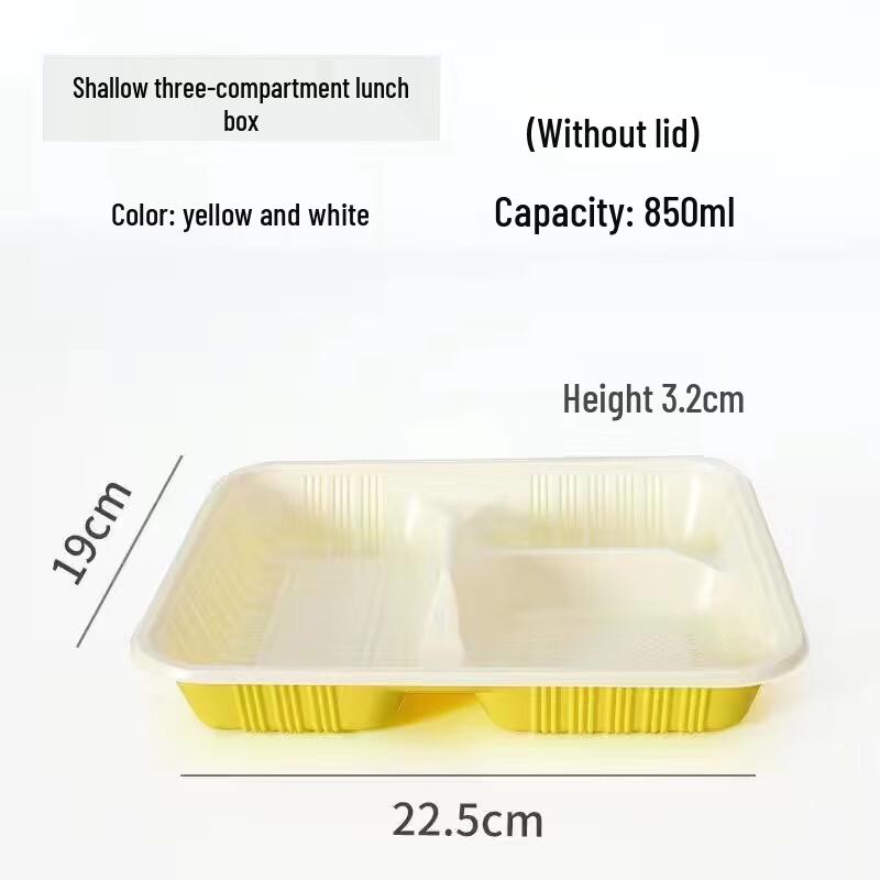 Disposable Divided Meal Prep Containers