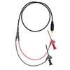 Excellent Contact Performance MCX Connector Oscilloscope Clip Black Red Oscilloscope Probe 1 1 Attenuation Ratio