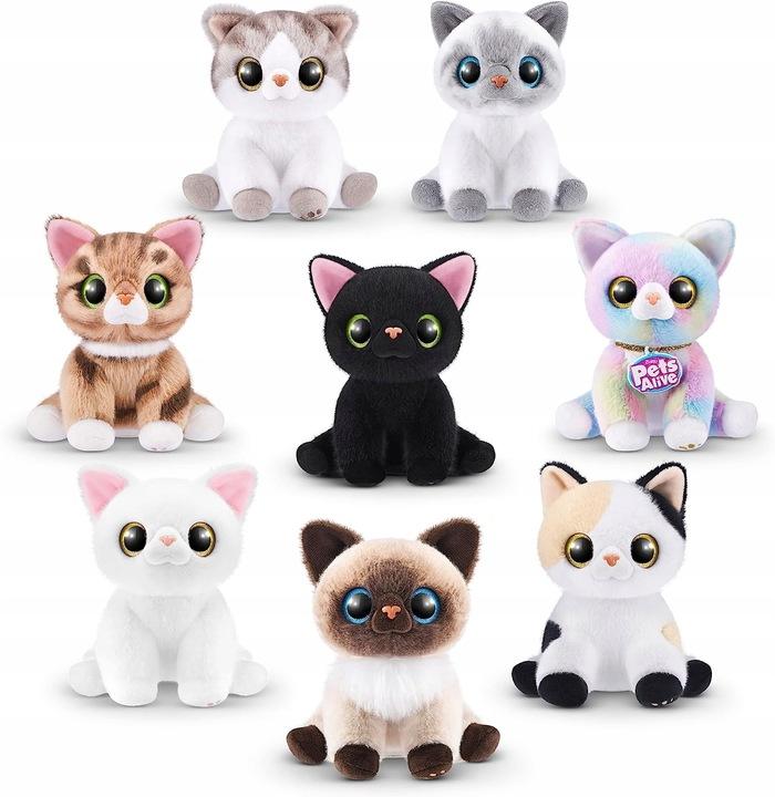 Zuru Pets Alive Smitten Kittens Interaktywna Przytulanka Kotek 9541
