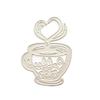 Heart Coffee Metal Cutting Dies Card Emboss DIY Photo Album Template Scrapbook