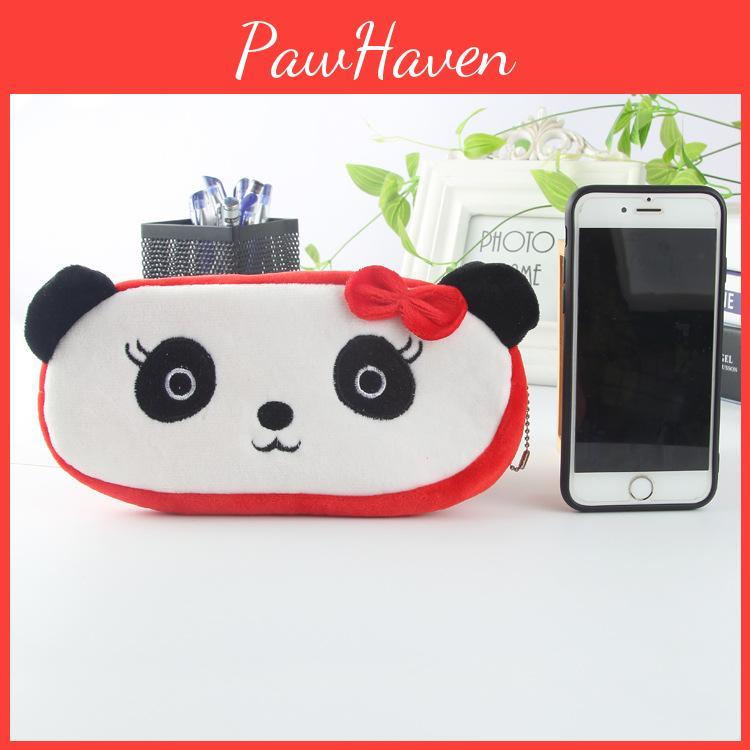 Kids' Plush Pen Pouch Cute Cartoon Characters Wholesale Stationery Box