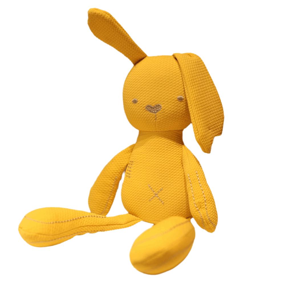 

Kawaii Style Baby Plush Toy Cartoon Long Ears Stuffed Plush Animal Toy Baby Appease Toy жёлтый