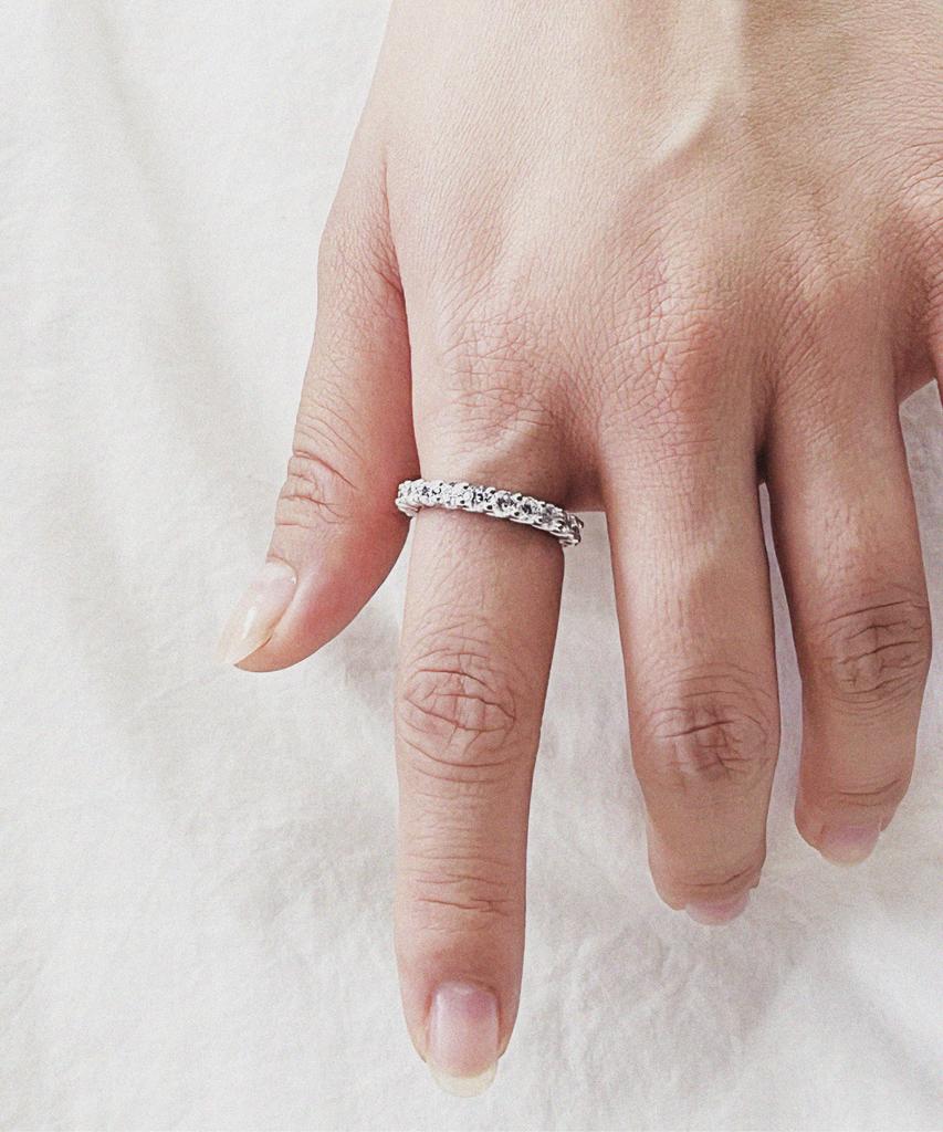 Valik [925 Silver] No. 74 Eternity Ring (Tennis Ring)