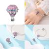 Copper Travelair Balloon Airplane Passport Charms Fitoriginal Bracelets Jewelry Making For Women Gift