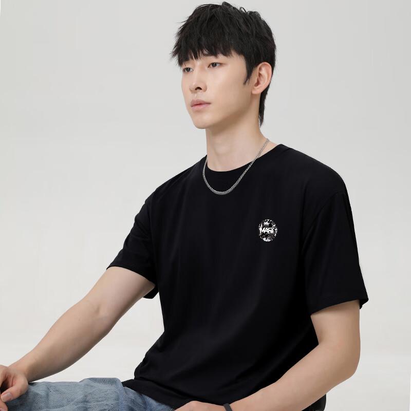 Mark Fairwhale Men's 2025 American Style Loose Fit Cotton T-Shirt