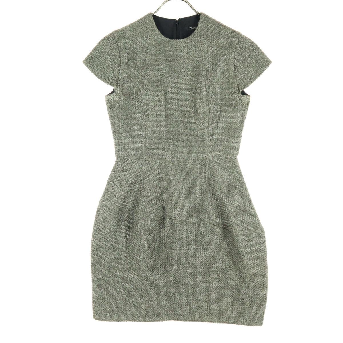 

Косметические товары YOKO CHAN сделано в Японии Платье с французским рукавом длиной до колена Женское Б/У