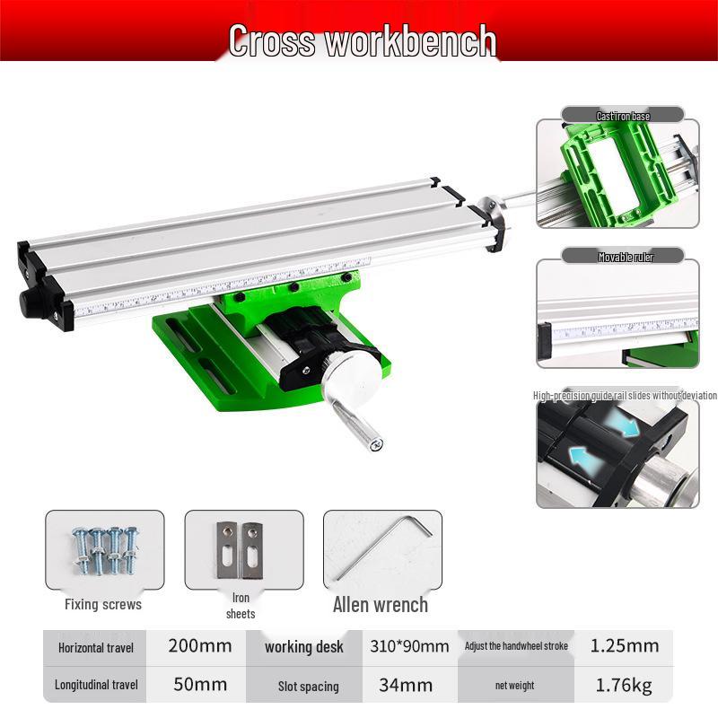 220V Industrial Mini Bench Drill Press: High-Precision, High-Power, Multi-Functional, Household Metabo