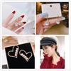 S925 Silver Cat's Eye Stone Earrings with Star Stud - Elegant Women's Fashion Jewelry