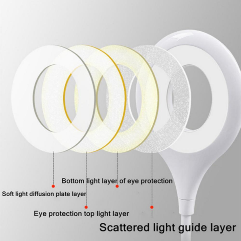 Portable Laptops USB LED Light Eye Care Table Desk Lamp for Power Bank Camping PC Laptops Book Night Lighting Furniture Supplies
