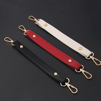Replacement Straps for Handbags PU Leather Interchangeable Short Shoulder Strap for Purse Clutch Bags 27cm/10.62" Length
