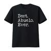 Mens Best Abuelo Ever Grandfather Grandpa From Grandchildren  T Shirt Black Medium Vintage Washed Comfortable Casual Stylish