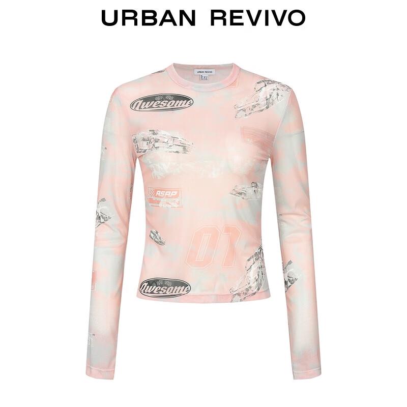 UR2025 Women's Graphic Print Long-Sleeve T-Shirt