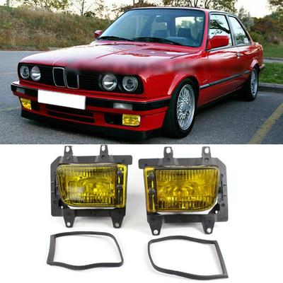 1 Paar Nebelscheinwerfer Auto Frontstoßstange Lampe Klare Nebellampe Für BMW E30 318i 318is 325i 325is 325e 1985-1993 63171385945 /