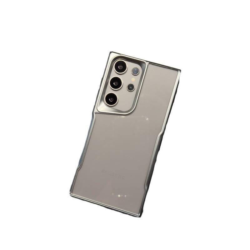 Samsung S25 Ultra Slim Waist Case: Electroplated TPU, Four-Corner Drop Protection for S23P/S24
