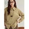 Women's Pure Cotton Lapel Casual Shirt