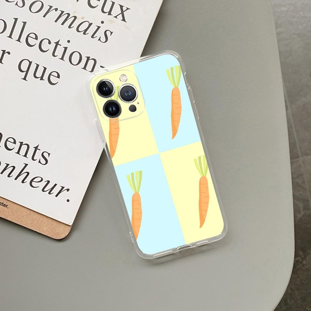 Cute carrots paint Phone Case For iPhone 15 14 13 12 11 Pro Max XS X XR SE 2020 6 7 8 Plus Mini Protective Shell