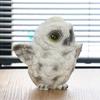 Castle Enterprises Large Feathered Owl Figurine (White) 12cm Long, Set of 10, "No Hardship" - God of Learning in Europe, For Commercial Use