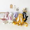 Adorable Children's Backpack Cute Rabbit Canvas Crossbody Bag For Boys And Girls