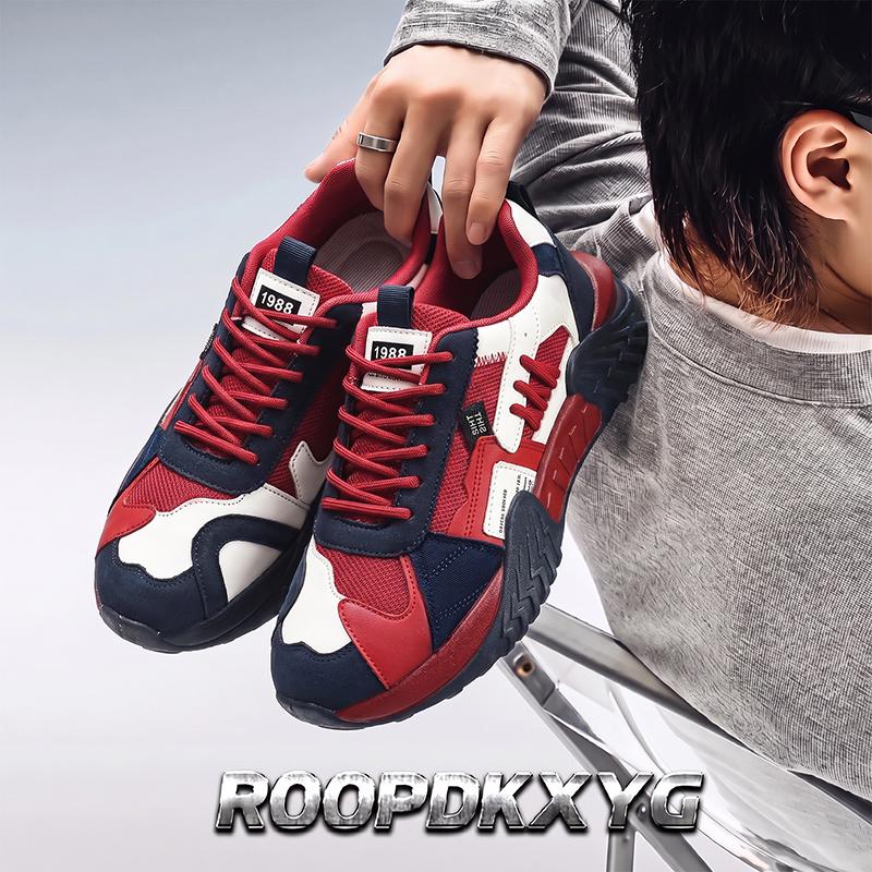 Men 's Casual Four Seasons Fashion  Students Comfortable Sneakers Boys Trending Soft Sole Breathable Shoes