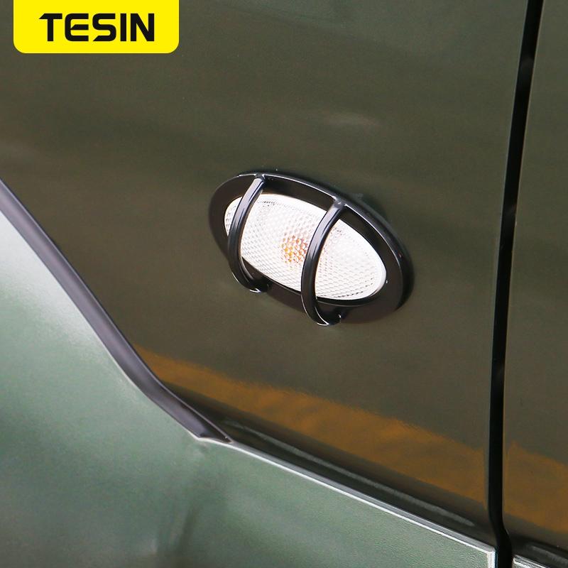 TESIN Ozdobný kryt bočného blatníka smerovky auta Kryt ochranného krytu protikolízneho svetla pre auto Suzuki Jimny 2012-2018