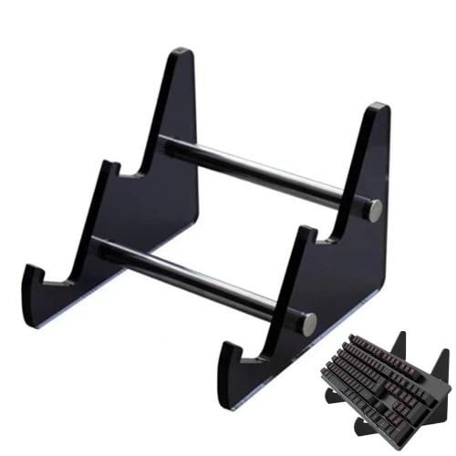 

Two-Tier Keyboard Storage, Acrylic Tilt Stand, Keyboard Holder for Office Use | Keyboard Tilt Stand, Acrylic, Tablet and Photo Frame Storage, Keyboard