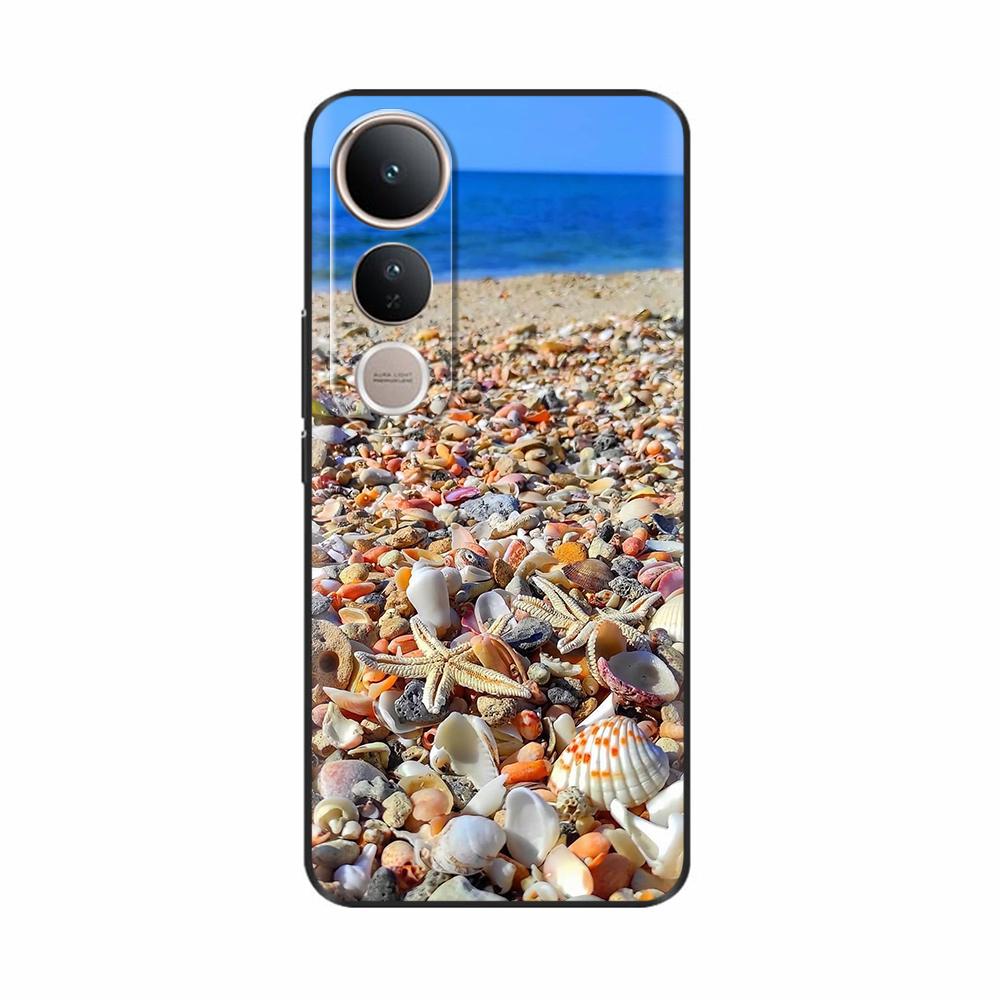 For Vivo V50 Lite Case Cute Cartoon Painted Phone Case For Vivo V50 Lite 4G 5G Protection Shockproof Shell Back Cover Protection