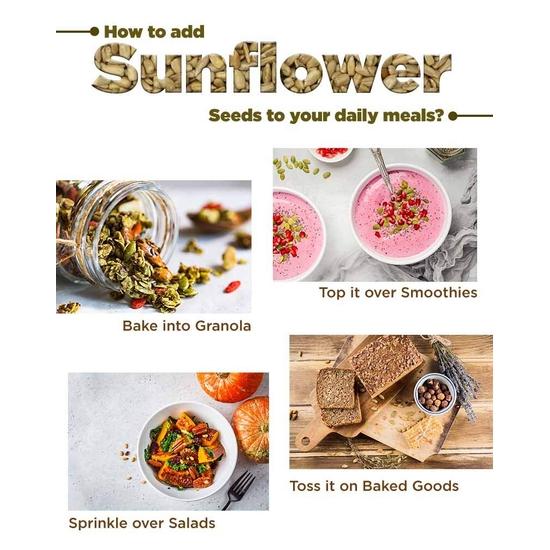 True Elements Raw Sunflower Seeds 150g - Sunflower Seeds for Eating