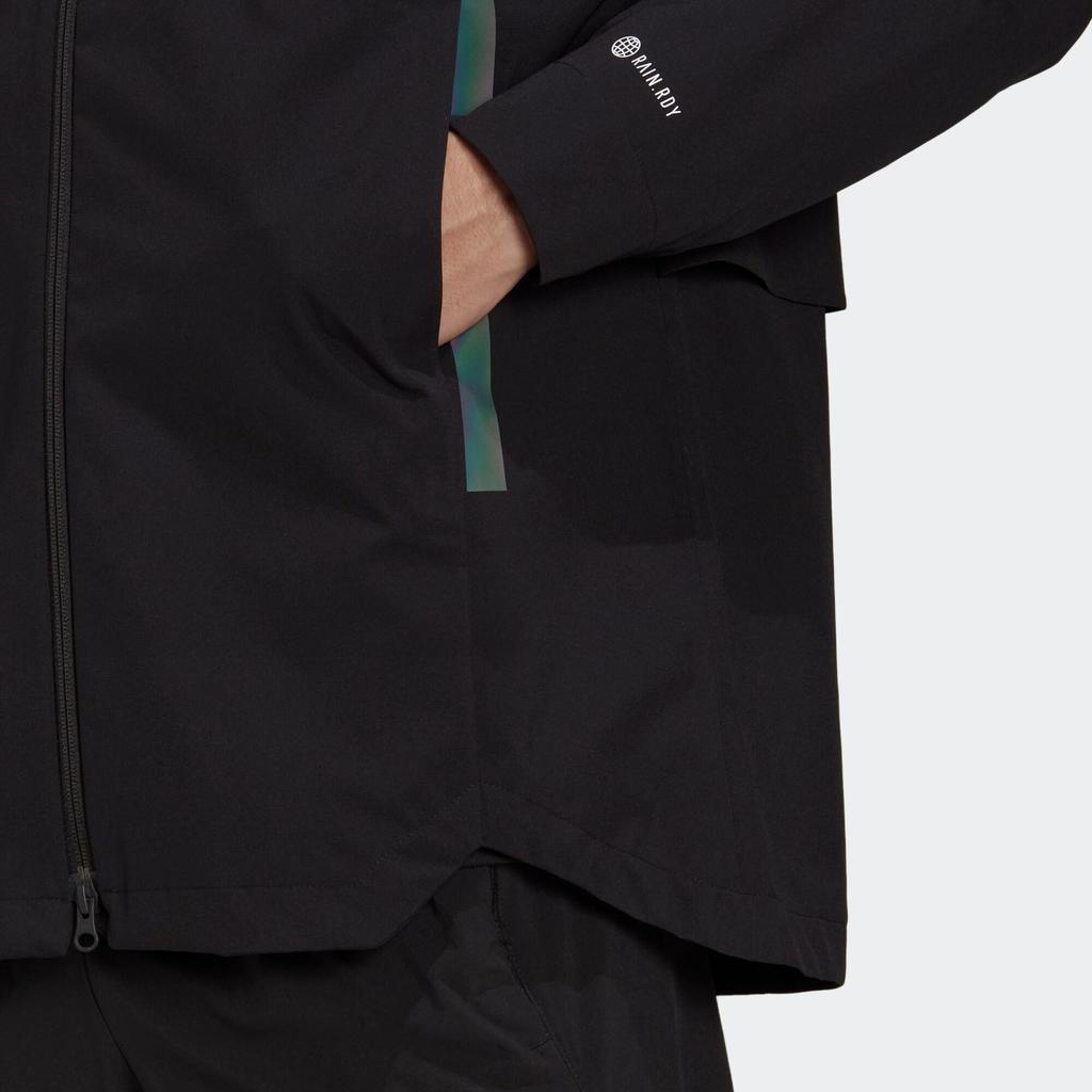 adidas Terrex C Myshelter Rain.RDY Αδιάβροχο Υπαίθριο Μπουφάν με Κουκούλα Ανδρικά Μπουφάν Μαύρο H65700
