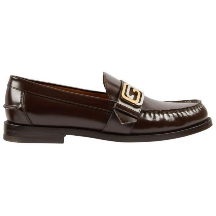Gucci Gg Buckle Loafer 'Night Cocoa' 723631 17X00 2106