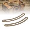 20PCS Gold Recurved Lid Stay Hinges Copper Curved Support Hinge  Wooden Boxes