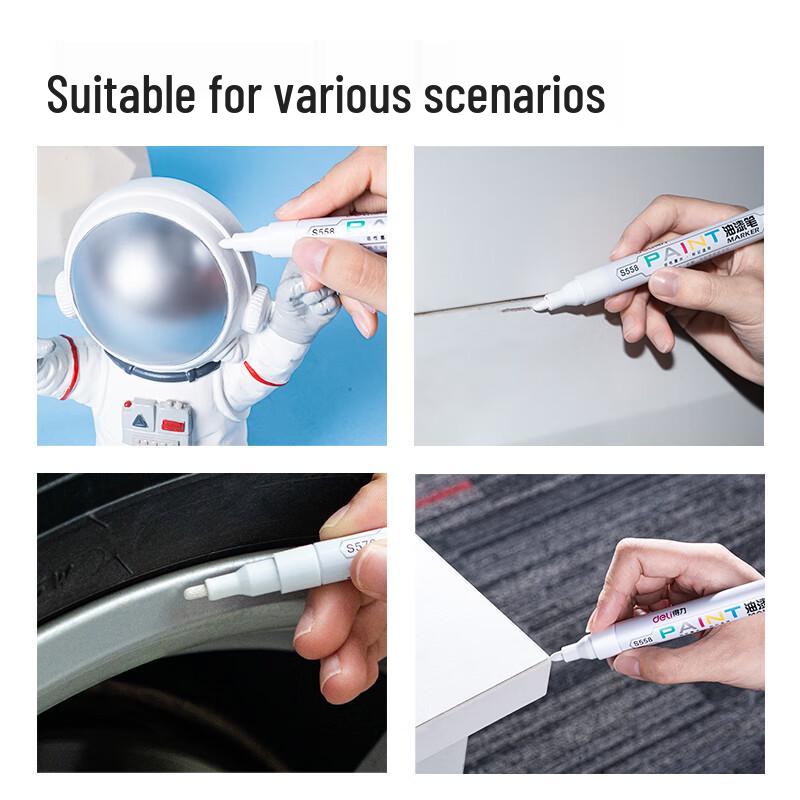 Deli 2.0mm Waterproof Paint Marker Pen