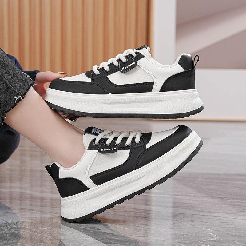 Spring new ins student platform heightening sports board shoes casual shoes H 35