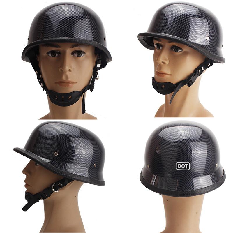 World War II German Style Motorcycle Helmet Capacetes Open Face Retro Cascos Para Moto