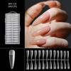 Nail Thin Nail Piece Free Engraving Grinding Trapezoidal Water Drop Almond Scrub Full Paste Half Paste Extension 240 Pieces