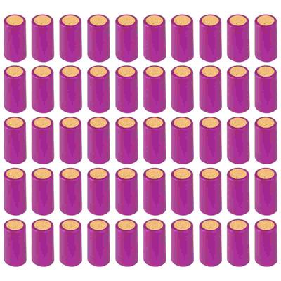 100 Pcs Red Bottle Heat Shrinkable Cap Homebrew Film Seal Cover Sealing Top