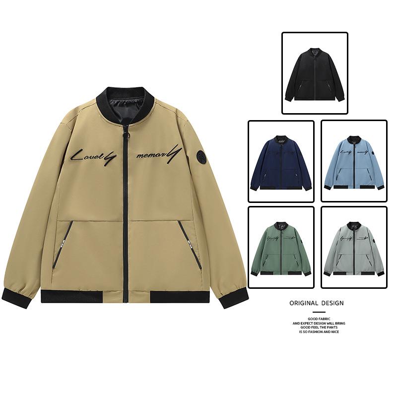Men's Korean Style Spring/Autumn Trendy Baseball Jacket - New Arrival Sports Casual Thin Jacket