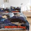 Detective Conan Mystery Print 3Pcs Bedding Setduvet Cover With 2 Bedropillowcase Home Birthday Gift