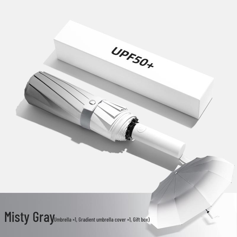 Premium Women's Automatic Folding Umbrella – Rain or Shine, Sunscreen, UV Protection, Parasol for Men