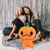 Pumpkin Plush Toy PP Cotton 11.8 Inch Cute Spooky Pumpkin Stuffed Toy for Festival Holiday Home Party Decor Orange