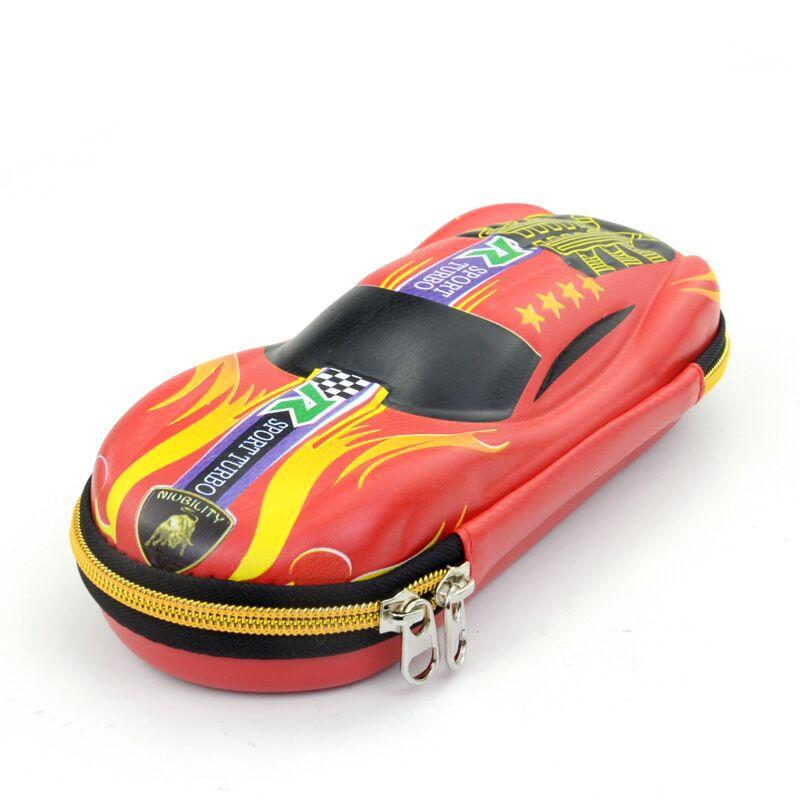 3D závodní auto Penálky Kreslené školní penál pro děti Psací krabička EVA plastové pouzdro na tužky chlapec roztomilá taška na pera dárky
