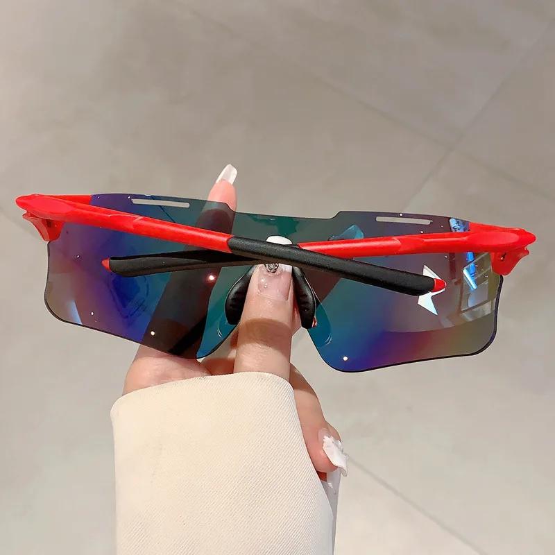 New Outdoor Sport Goggle Women For Men Luxury Brand Designer Sun Glasses Vintage Punk Ski Cycling Windproof Oversized Sunglasses