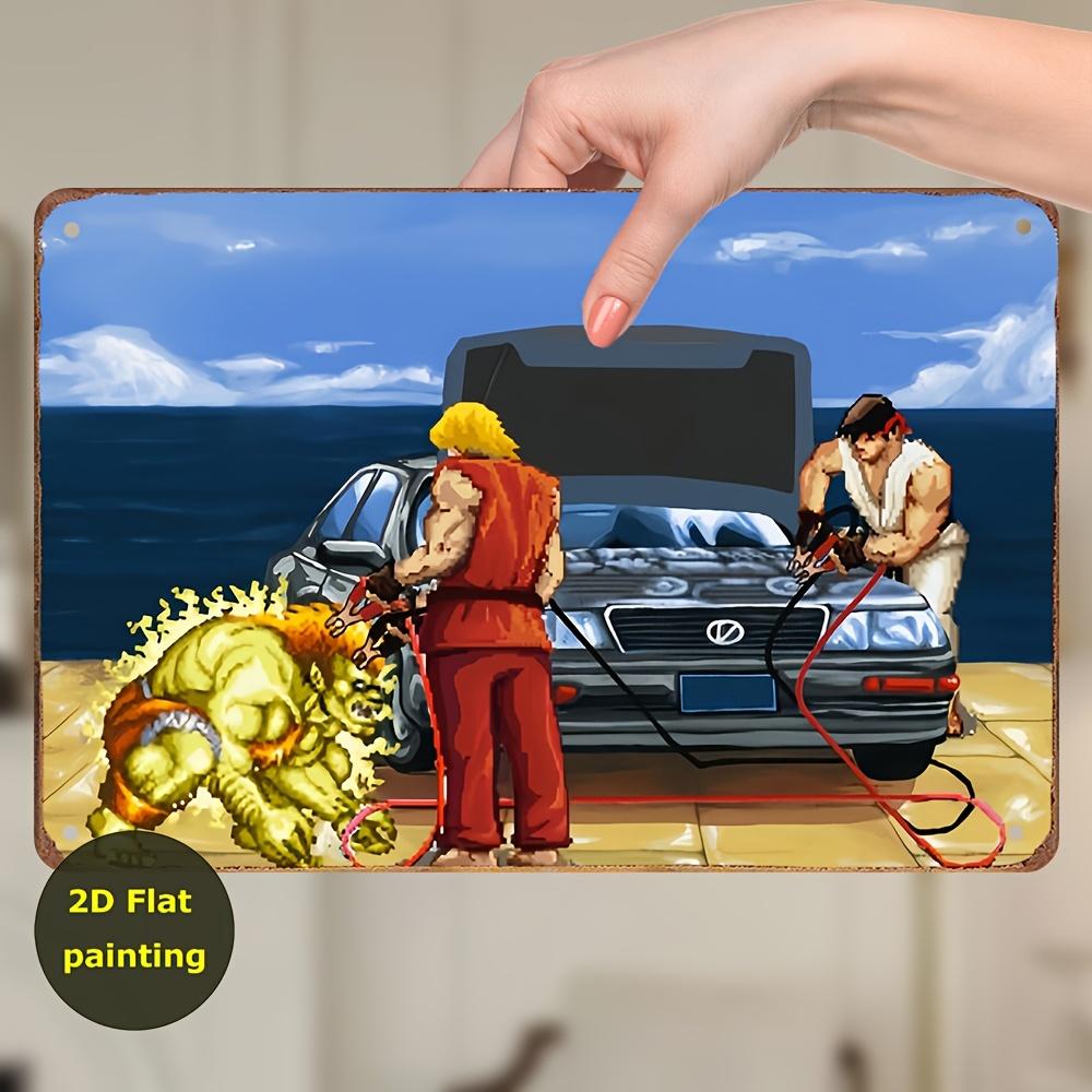 

Vintage iron sign poster Spring Decoration Arcade Games classic games Art wall Painting Decorative Signs Suitab 20x30cm（7.8x11.8inch）